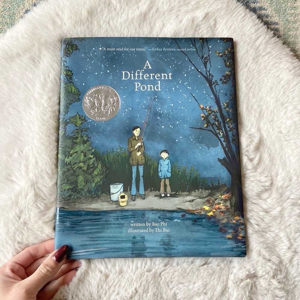 A Different Pond Childrens hardcover picture book Caldecott award elementary